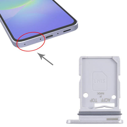 Original Silver SIM Card Tray for Samsung Galaxy A36 (SM-A366U) - Replacement Part, Professional Installation Recommended