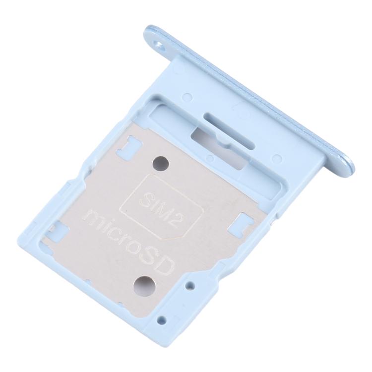 Original SIM + Micro SD Card Tray for Samsung Galaxy M35 5G SM-M356B - 10pcs Replacement (Blue)