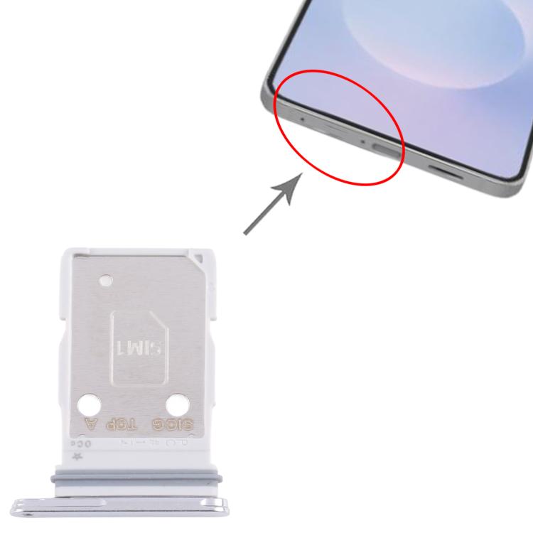 Samsung Galaxy S25 Edge 5G SIM Card Tray (Silver) - Replacement SIM Card Tray for Your Device