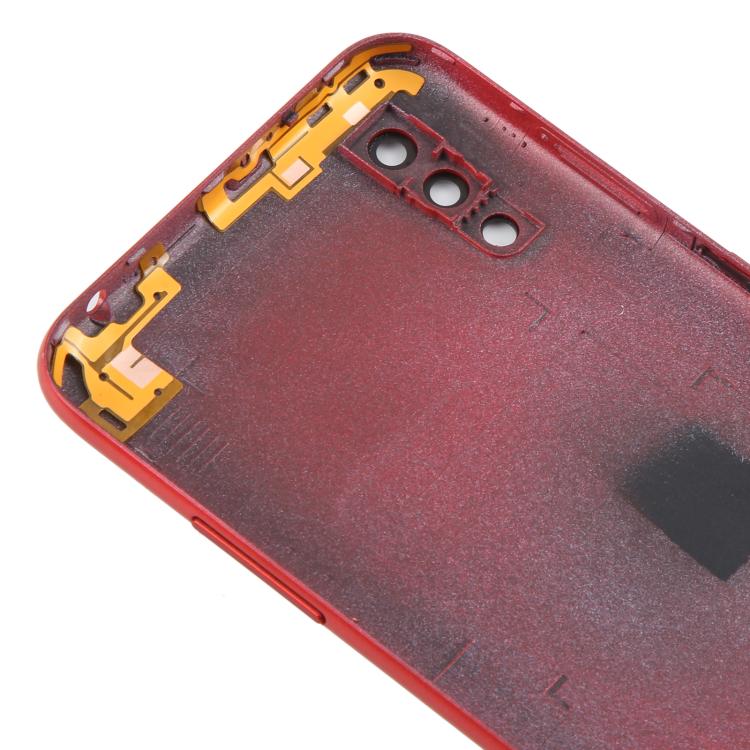 Samsung Galaxy A01 SM-A015F Red Battery Back Cover with Camera Lens Frame - Replacement Housing