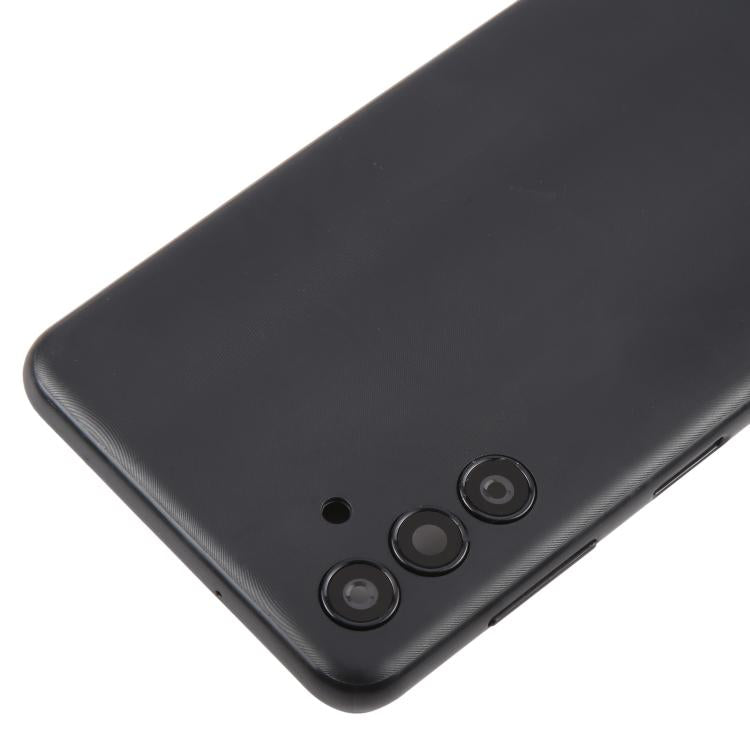 Samsung Galaxy A04s SM-A047F Battery Back Cover with Camera Lens Frame Replacement (Black)