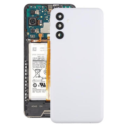 Samsung Galaxy A04s SM-A047F White Battery Back Cover with Camera Lens Frame Replacement