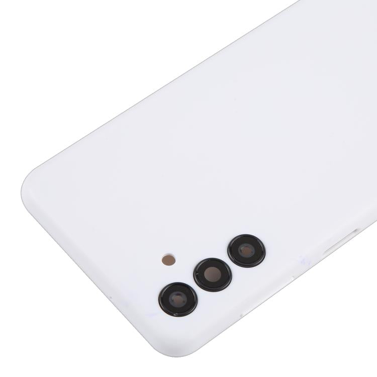 Samsung Galaxy A04s SM-A047F White Battery Back Cover with Camera Lens Frame Replacement