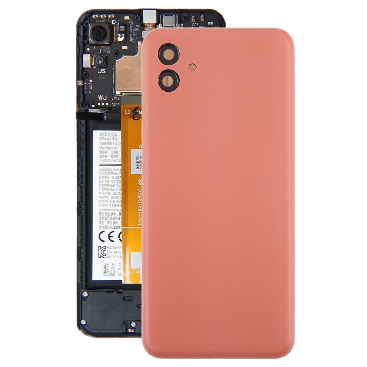 Pink Back Cover with Camera Lens Frame for Samsung Galaxy A04 SM-A045F - Replacement Housing