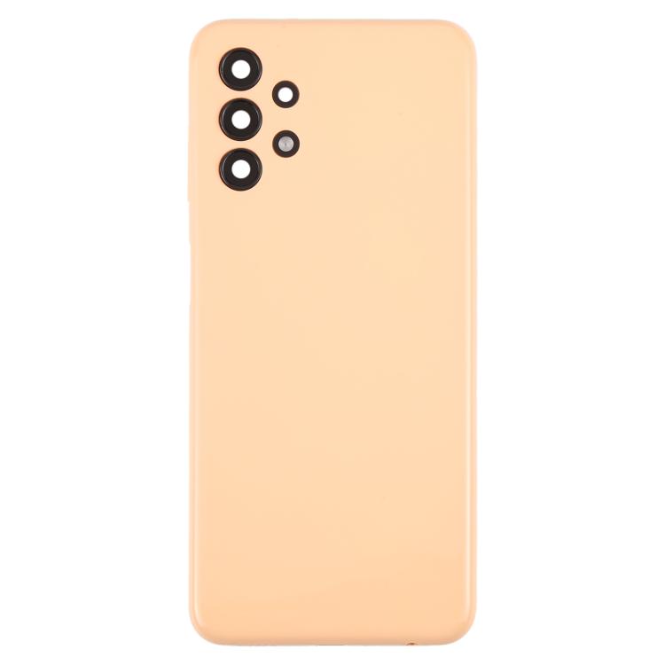 Samsung Galaxy A13 SM-A135F Battery Back Cover with Camera Lens Frame - Replacement (Orange)