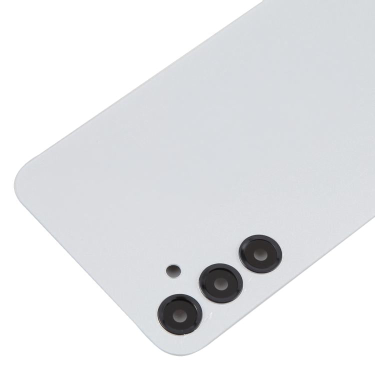 Samsung Galaxy A24 SM-A245 Back Cover with Camera Lens Frame Replacement (Silver) - Compatible & Quality Checked
