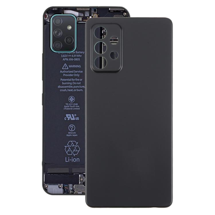 Samsung Galaxy A72 4G SM-A725F Replacement Back Cover - Black, Perfect Fit & Quality Assured