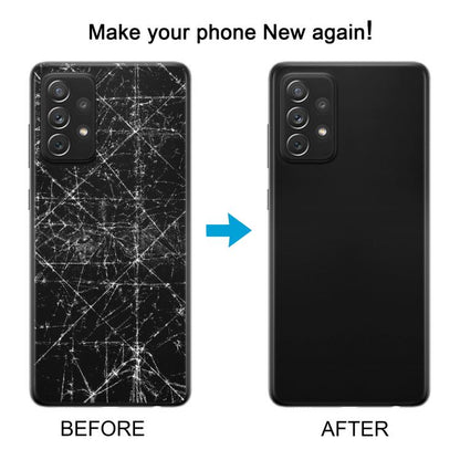 Samsung Galaxy A72 4G SM-A725F Replacement Back Cover - Black, Perfect Fit & Quality Assured