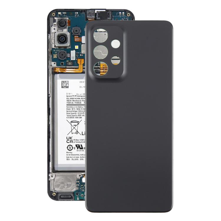 Samsung Galaxy A33 SM-A336B Back Cover Replacement (Black) - Perfect Fit & Condition, Professional Installation Recommended
