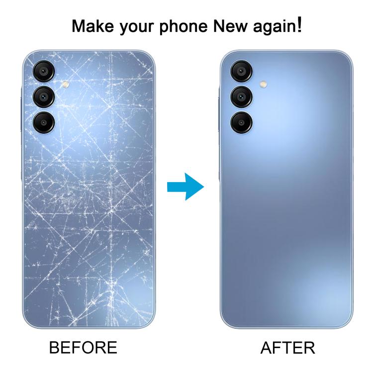 Samsung Galaxy A15 5G SM-A156B Yellow Back Cover Replacement - Fits Perfectly, Professional Installation Recommended