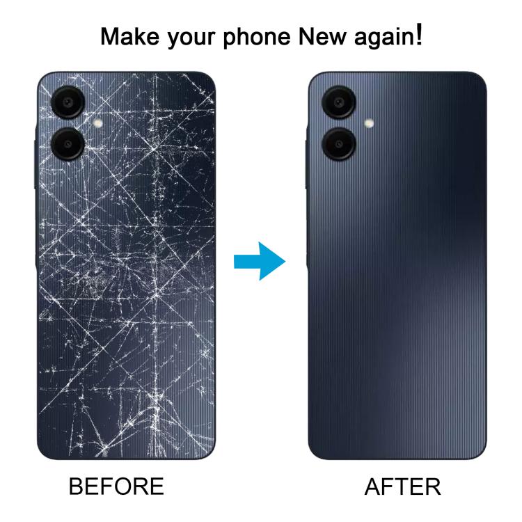 Samsung Galaxy A06s SM-A067F White Back Cover Replacement - High-Quality, Fully Compatible Housing