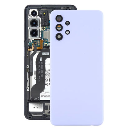 Samsung Galaxy A32 4G SM-A325F Back Cover Replacement with Camera Lens Frame (Purple) - Compatible & Durable