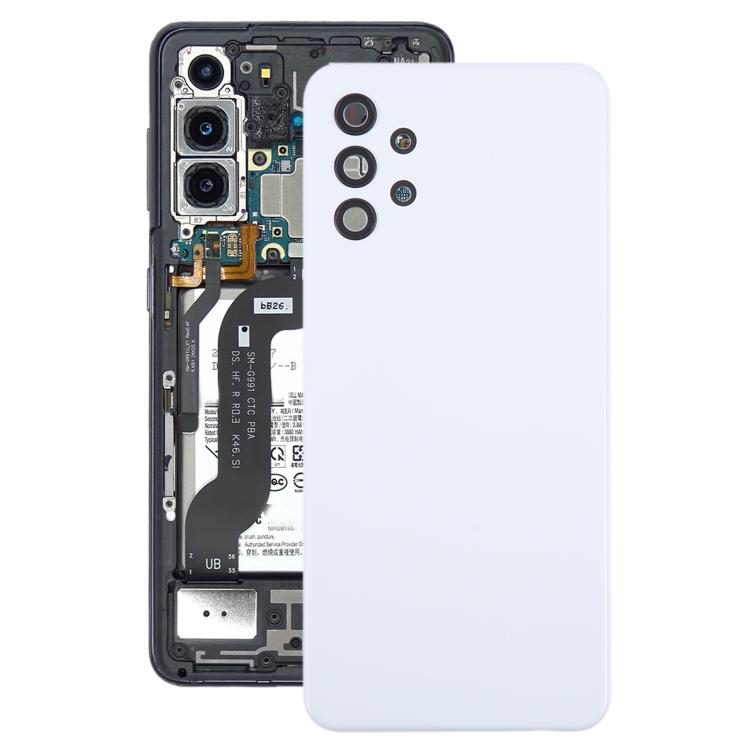 Samsung Galaxy A32 4G SM-A325F Battery Back Cover with Camera Lens Frame Replacement (White)