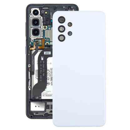 Samsung Galaxy A32 4G SM-A325F Battery Back Cover with Camera Lens Frame Replacement (White)