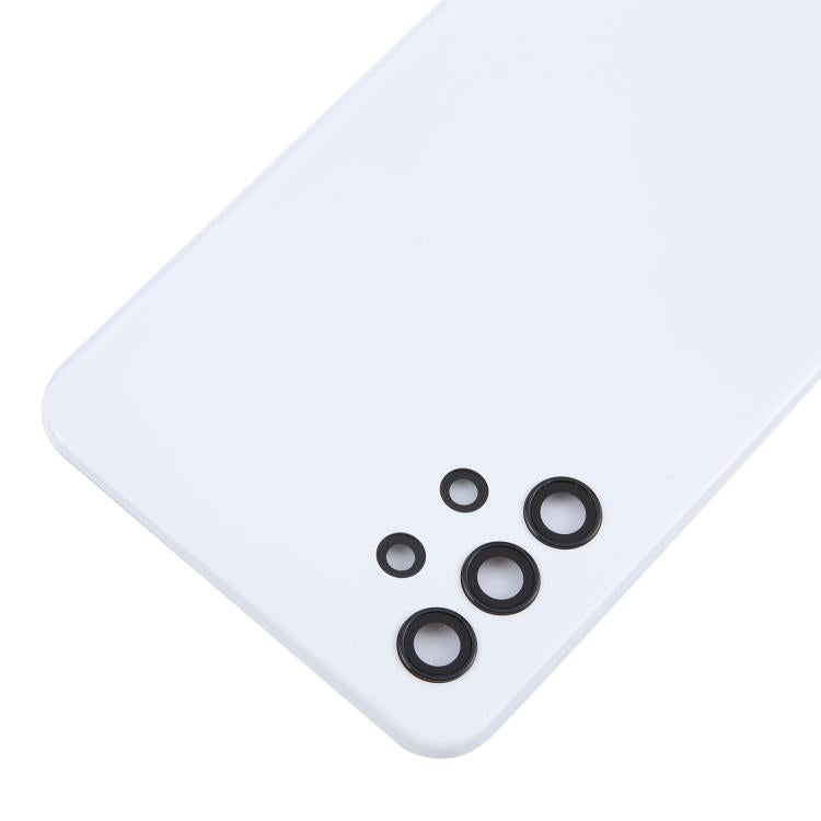 Samsung Galaxy A32 4G SM-A325F Battery Back Cover with Camera Lens Frame Replacement (White)