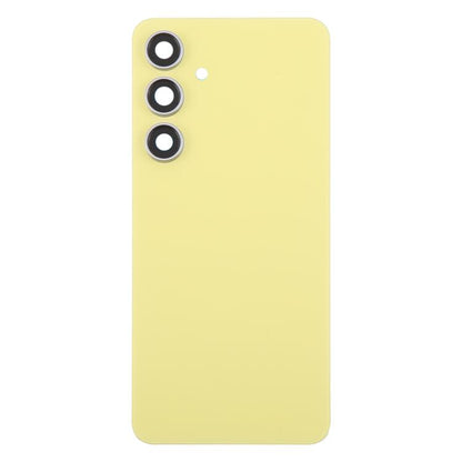 OEM Yellow Back Cover with Camera Lens Frame for Samsung Galaxy S24 FE SM-S721B - Replacement Part