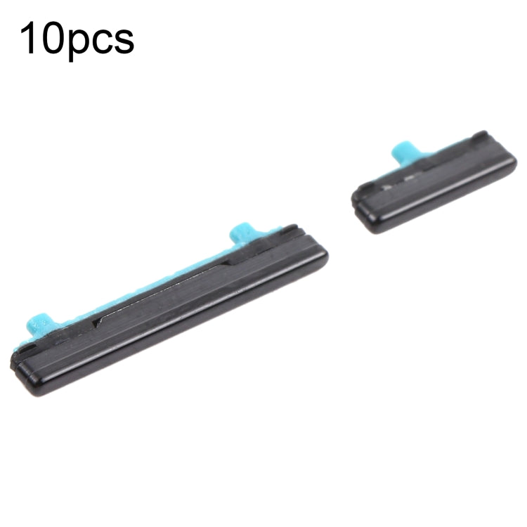 Samsung Galaxy S21+ 5G Black Power & Volume Control Button Replacement - 10pcs Set for Repair