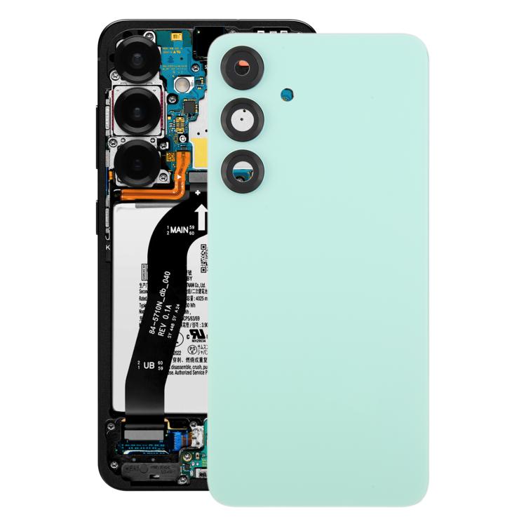 Samsung Galaxy S25+ SM-S936B OEM Green Battery Back Cover with Camera Lens Frame Replacement