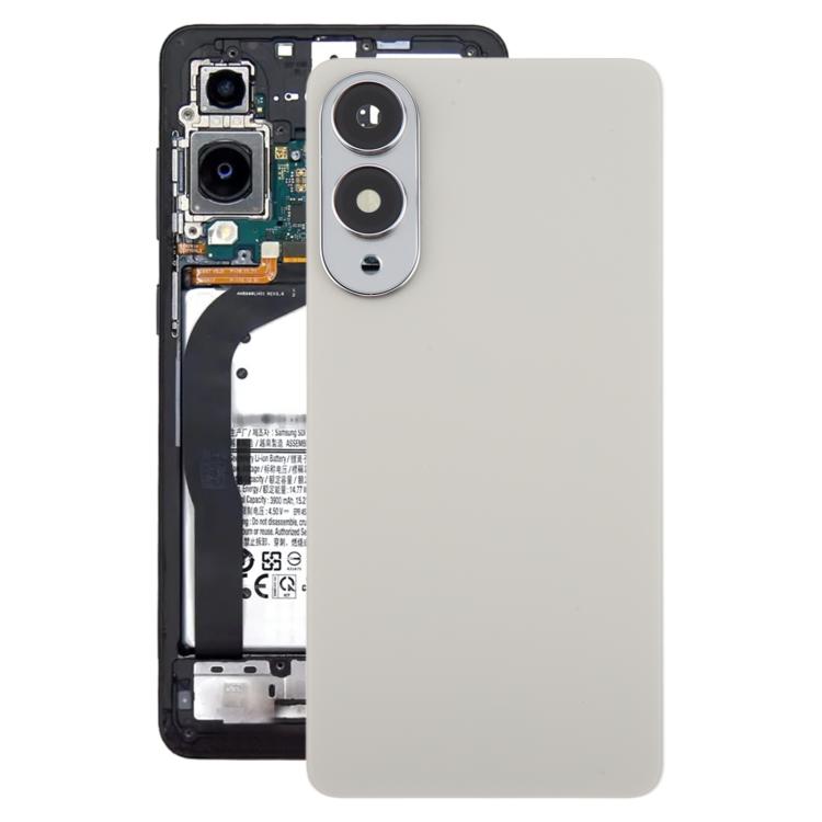 Samsung Galaxy S25 Edge SM-S937 OEM Battery Back Cover with Camera Lens Frame - Gold Replacement