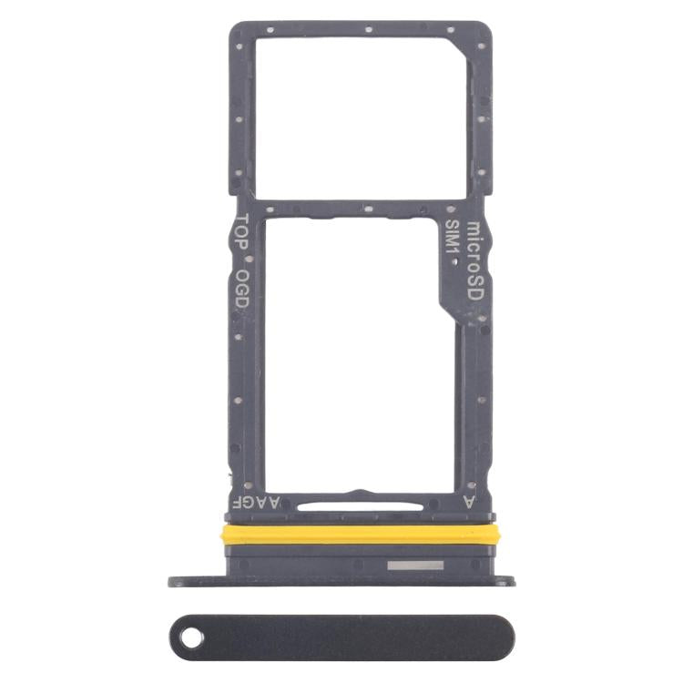 Original SIM + Micro SD Card Tray for Samsung Galaxy A17 5G SM-A176U (Black) - Replacement Part