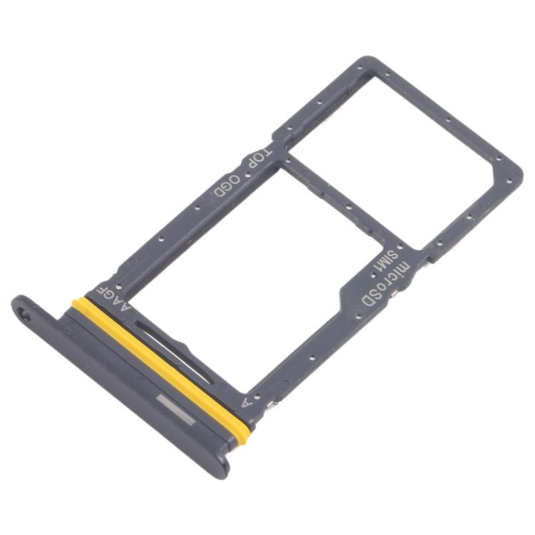 Original SIM + Micro SD Card Tray for Samsung Galaxy A17 5G SM-A176U (Black) - Replacement Part