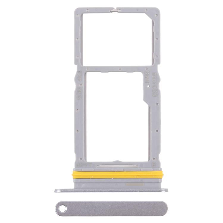 Original SIM & Micro SD Card Tray for Samsung Galaxy A17 5G SM-A176U (Silver) - Replacement Part