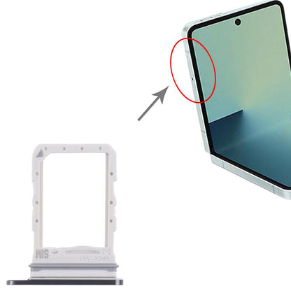 Original Black SIM Card Tray for Samsung Galaxy Z Flip7 SM-F766U - Replacement Part for Damaged Trays