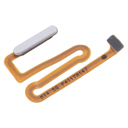 Original Fingerprint Sensor Flex Cable for Samsung Galaxy M14 SM-M145F (Silver) - Replacement Part