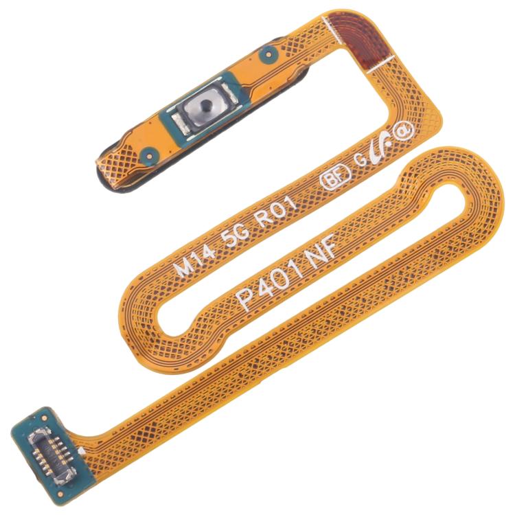 Original Fingerprint Sensor Flex Cable for Samsung Galaxy M14 SM-M145F (Silver) - Replacement Part