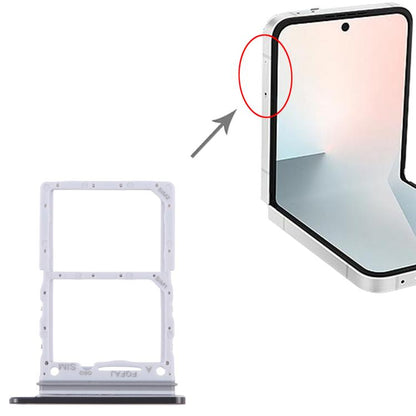 Original SIM Card + Tray for Samsung Galaxy Z Flip7 FE SM-F761B - Black Replacement Part
