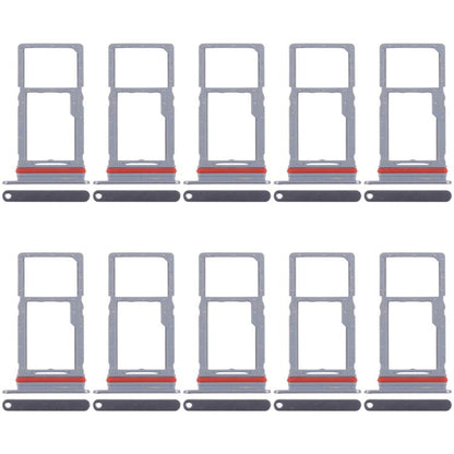 Original Grey SIM + Micro SD Card Tray for Samsung Galaxy M36 SM-M366P - 10pcs Replacement Set