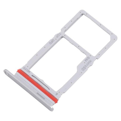 Original SIM + Micro SD Card Tray (Silver) for Samsung Galaxy M36 SM-M366P - 10pcs Replacement Parts