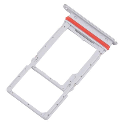 Original SIM + Micro SD Card Tray (Silver) for Samsung Galaxy M36 SM-M366P - 10pcs Replacement Parts