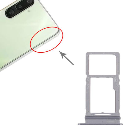 Original Grey SIM + Micro SD Card Tray for Samsung Galaxy M16 SM-M166P - 10pcs Replacement Set