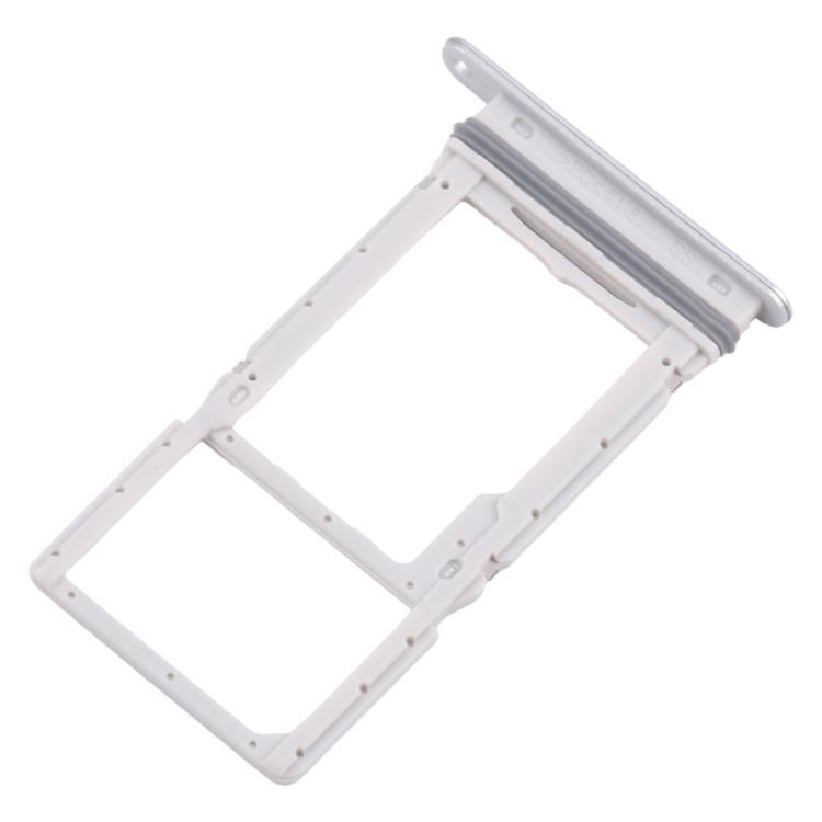 Original SIM + Micro SD Card Tray for Samsung Galaxy M16 SM-M166P (Silver) - 10pcs Replacement Set