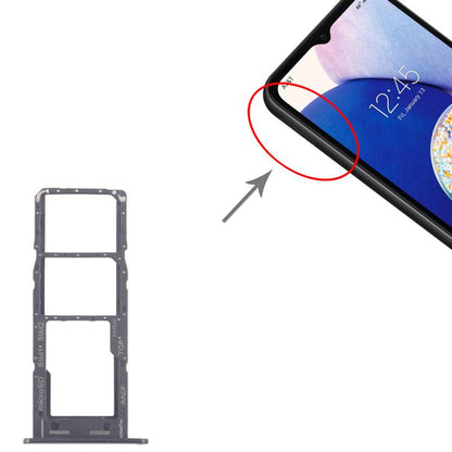 Original SIM Card Tray Set for Samsung Galaxy A14 5G SM-A146B - 10pcs (Black) Including Micro SD Tray