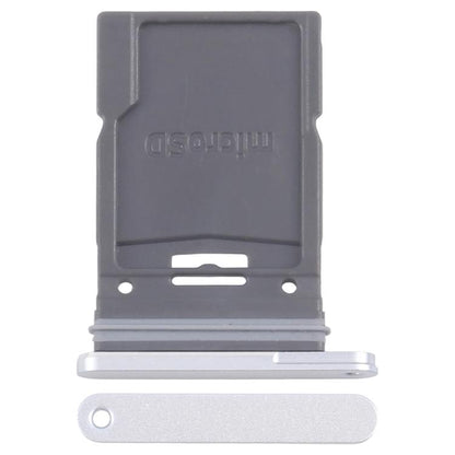 Original Micro SD Card Tray for Samsung Galaxy Tab S10 FE+ SM-X626 (Silver) - Replacement Part