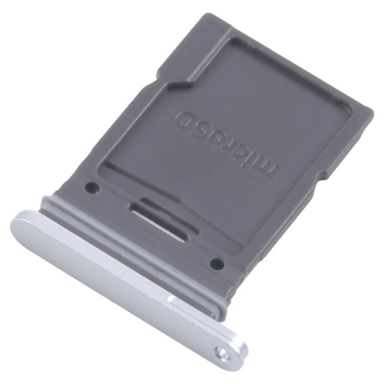 Original Micro SD Card Tray for Samsung Galaxy Tab S10 FE+ SM-X626 (Silver) - Replacement Part