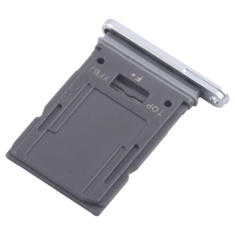 Original Micro SD Card Tray for Samsung Galaxy Tab S10 FE+ SM-X626 (Silver) - Replacement Part