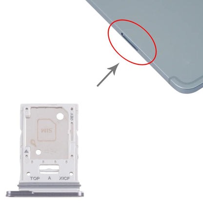 Original SIM + Micro SD Card Tray for Samsung Galaxy Tab S11 Ultra SM-X936 (Grey) - Replacement Part