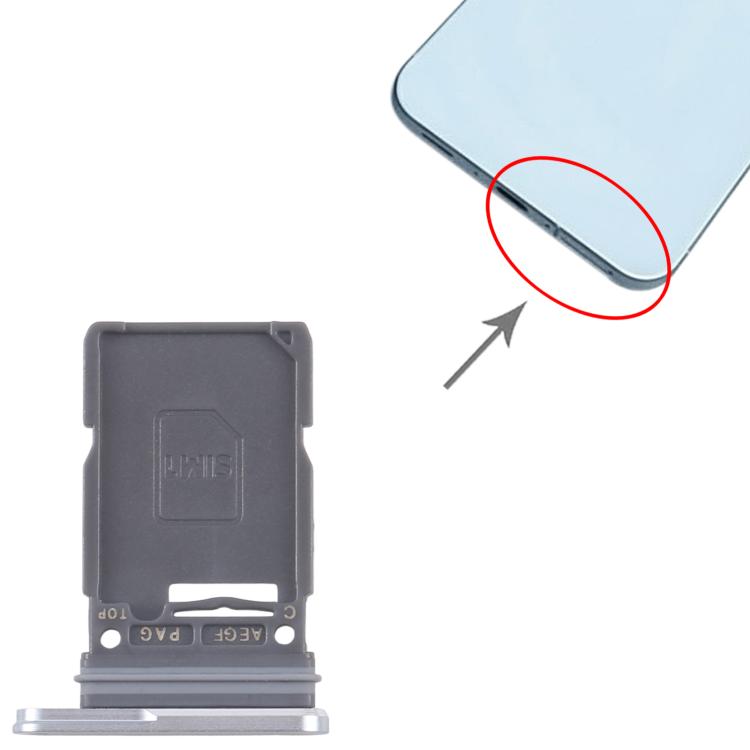 Original SIM Card Tray for Samsung Galaxy A57 (SM-A576B) - Replacement Part in Glacier Blue