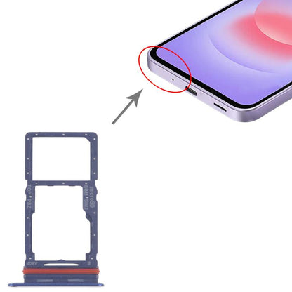 Original Blue SIM + SIM/Micro SD Card Tray for Samsung Galaxy A27 SM-A276B - Replacement Part