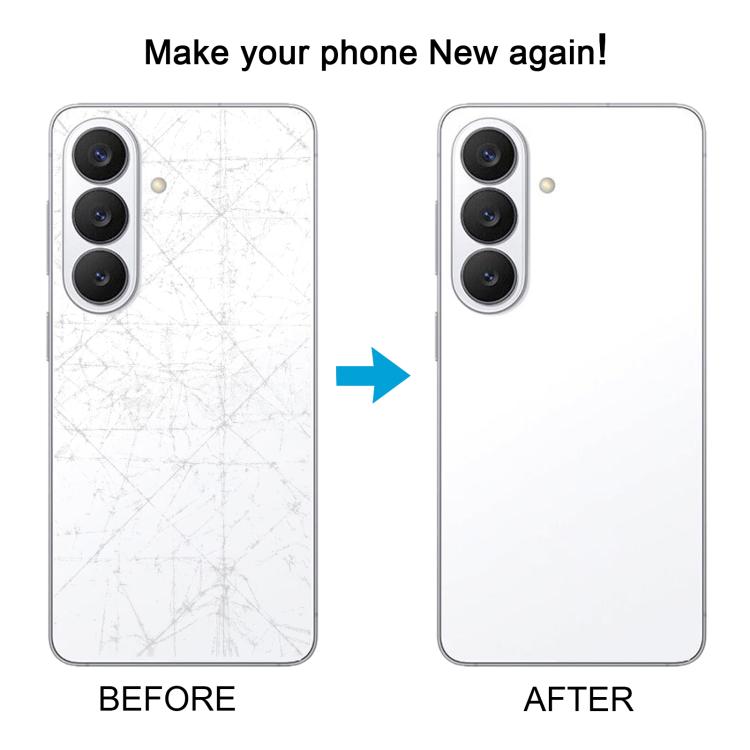 OEM White Back Cover with Camera Lens Frame for Samsung Galaxy S26 SM-S942B - Replacement Housing