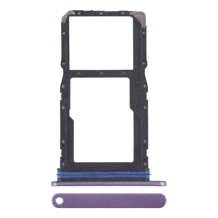 Original SIM + SIM/Micro SD Card Tray for Samsung Galaxy A07 5G (SM-A076B) - Purple Replacement Part