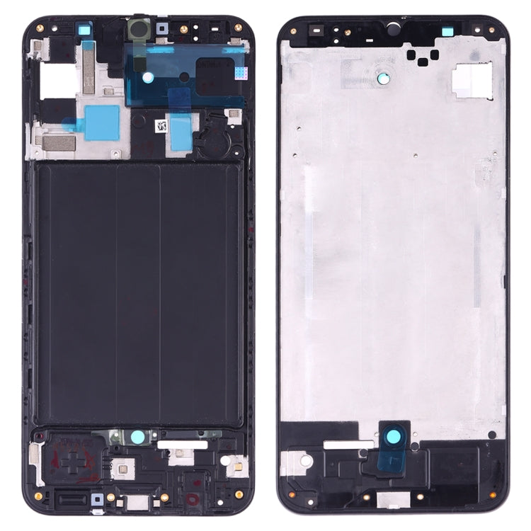 Samsung Galaxy A50 Front Housing LCD Frame Bezel Plate Replacement (Black) for SM-A505F/DS, A505FN/DS, A505GN/DS, A505FM/DS, A505YN