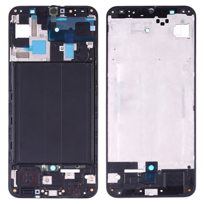 Samsung Galaxy A50 Front Housing LCD Frame Bezel Plate Replacement (Black) for SM-A505F/DS, A505FN/DS, A505GN/DS, A505FM/DS, A505YN
