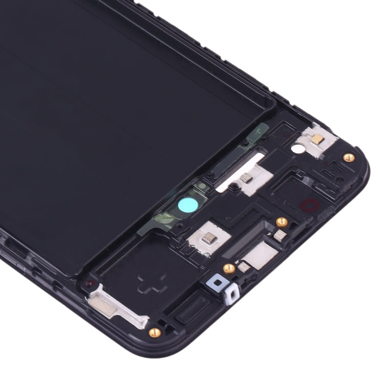 Samsung Galaxy A50 Front Housing LCD Frame Bezel Plate Replacement (Black) for SM-A505F/DS, A505FN/DS, A505GN/DS, A505FM/DS, A505YN