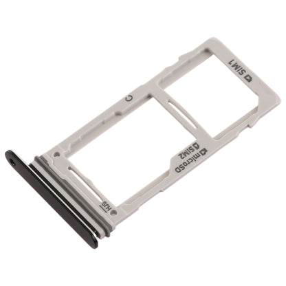 Black SIM Card Tray + Micro SD Card Tray for Samsung Galaxy Note9 - Replace Your Damaged Tray