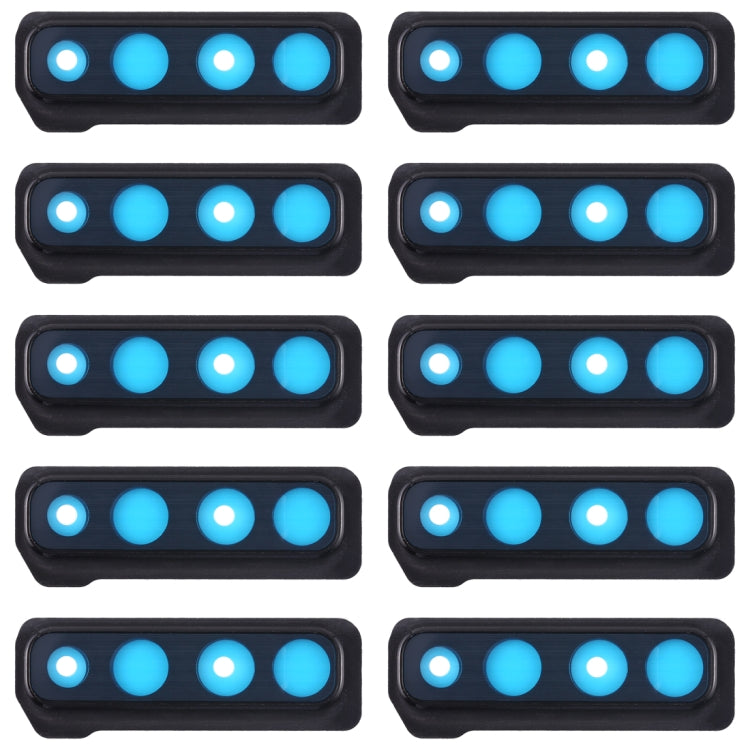 10pcs Black Camera Lens Cover Replacement for Samsung Galaxy A9 (2018) A920F/DS - Perfect Fit