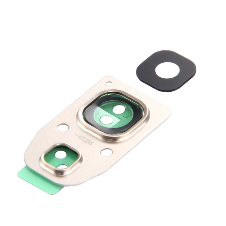 10pcs Gold Camera Lens Covers for Samsung Galaxy A7 (2017) / A720 - High Quality Replacement Parts